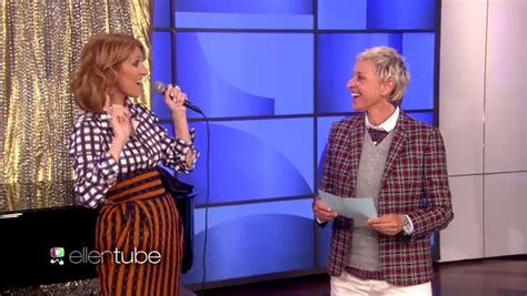 Céline Dion Raps on Ellen, Is Predictably Amazing 